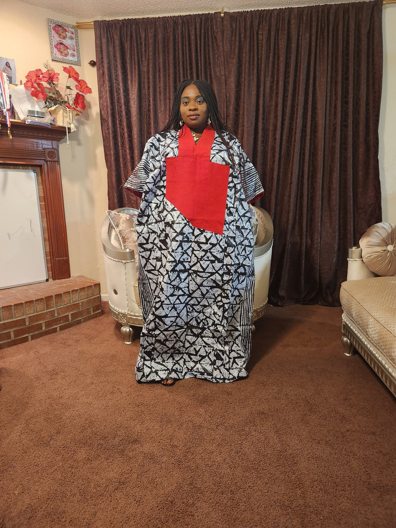 African adire boubou