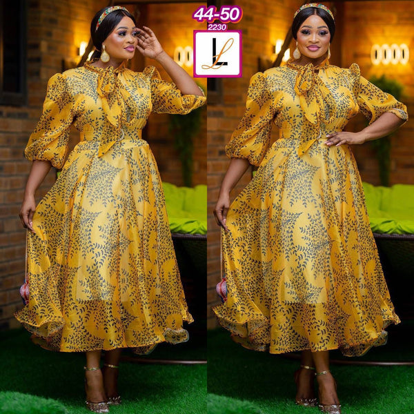 Belted beautiful dress - Blessed_PTA_Collections