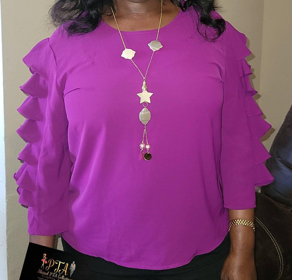 Purple blouse - Blessed_PTA_Collections